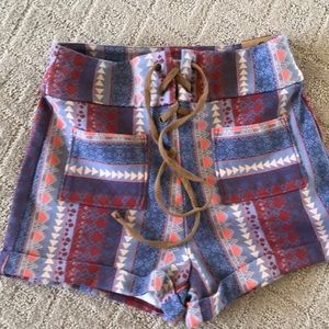 Aztec Printed Hollister Shorts